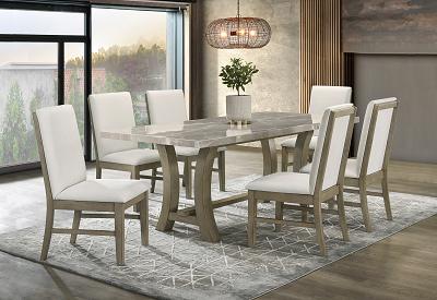 TABLE & 6 CHAIRS