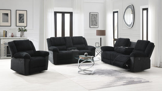 UU144 RECLINING CORDUROY SOFA-RECLINING LOVESEAT